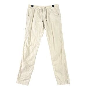 LL Bean Pants Womens S M/T Ripstop Cargo Jogger Drawstring Waist Utility Trouser